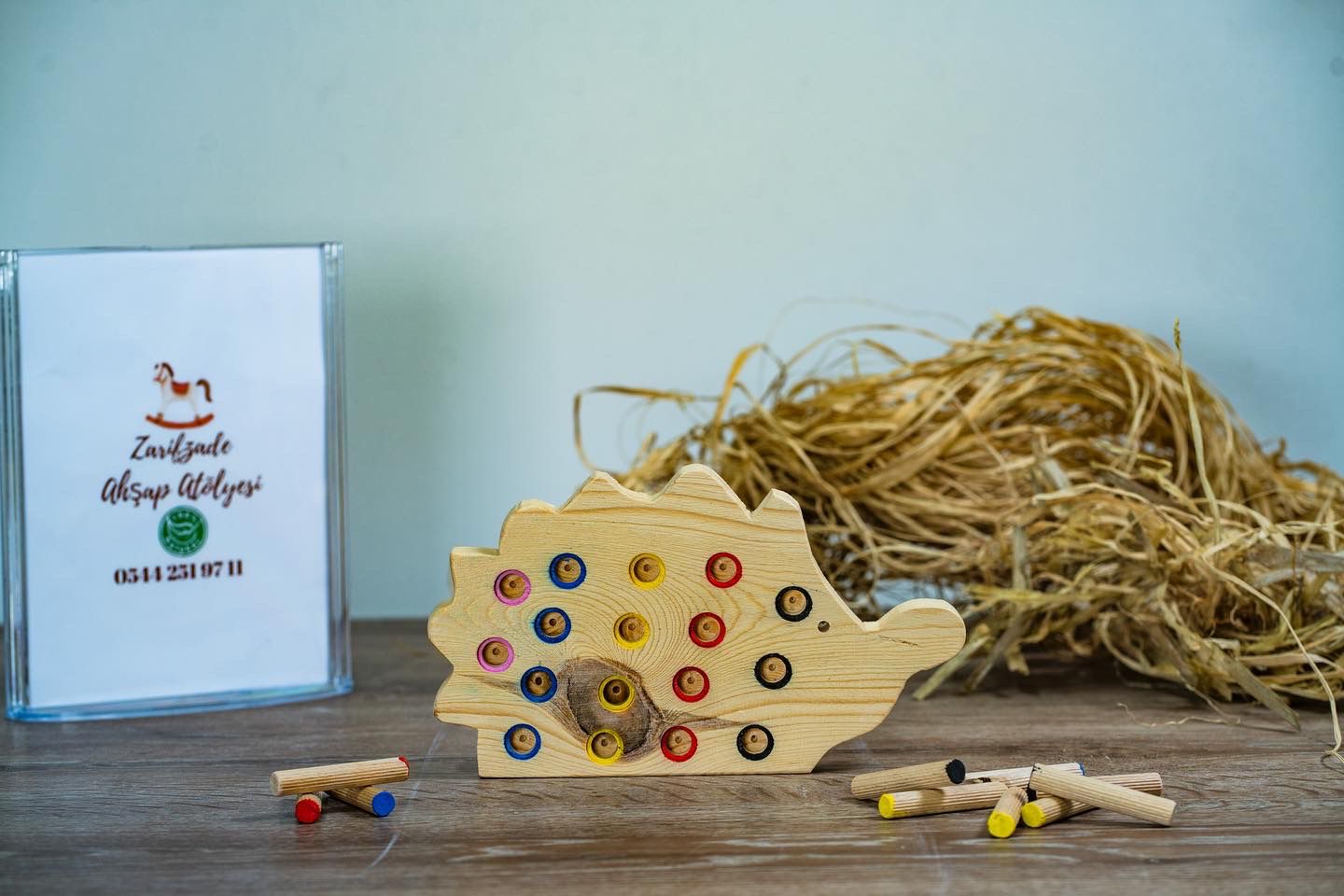 ahşap kirpi matematik